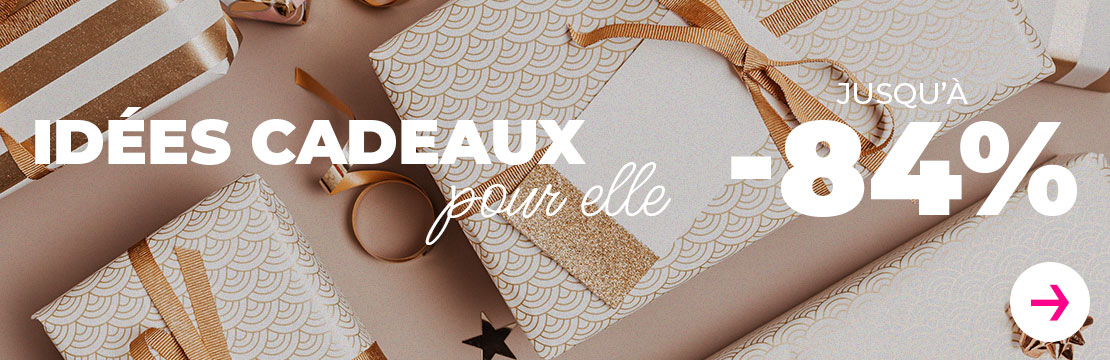 Idées cadeaux pour elle jusqu'à -84%