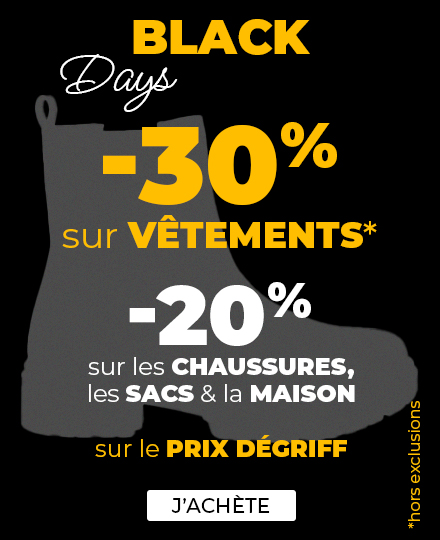 Black days -30% sur TOUT*