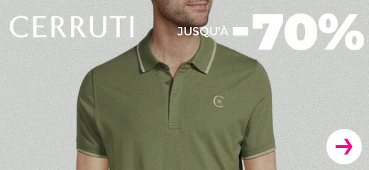 Cerruti jusqu'à -70%