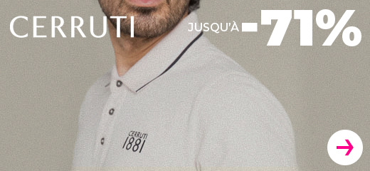 Cerruti en promo jusqu'à -77%