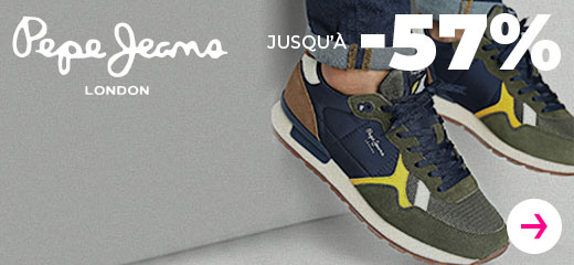 Pepe jeans déstockage jusqu'à -57% 